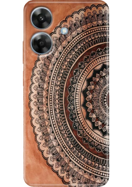 Realme Note 60 4g Kılıf Renkli Baskılı Tasarım Desenli Case Mat Max