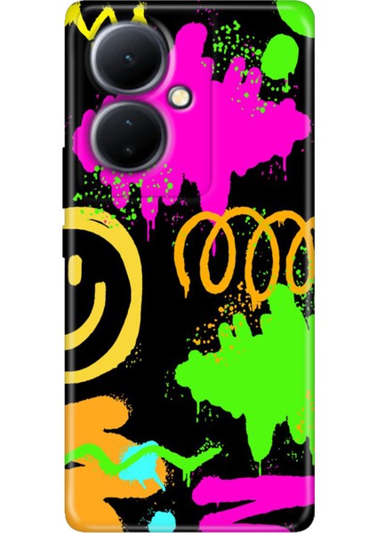 Vivo V29 Lite 5g Kılıf Desenli Silikon Kampanyalı Kapak Smile