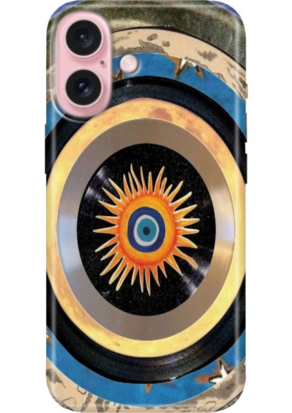 iPhone 16 Plus Kılıf Silikon Desenli Kalıplı Case Nazar