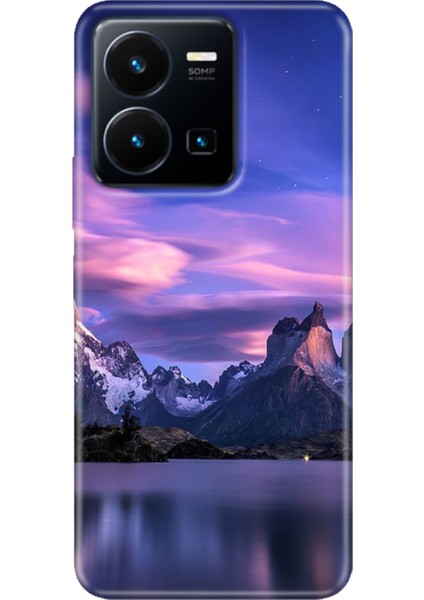 Vivo Y22S -Y35 Kılıf Desenli Kapak Renkli Tpu Uv Kuzey