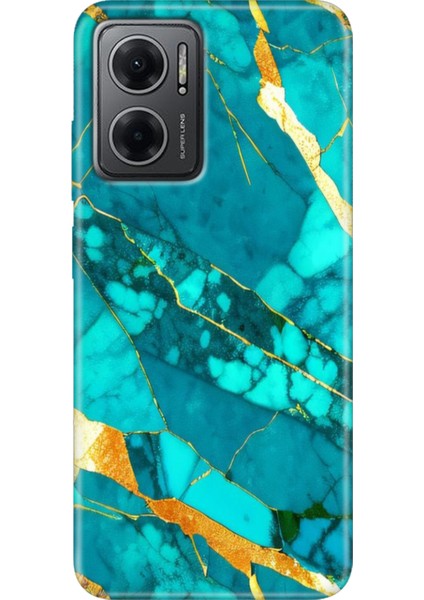 Xiaomi Redmi Note 11E Kılıf Desenli Design Silikon Prag Mermer