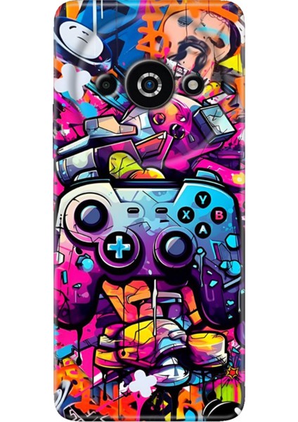 Xiaomi Poco C61 Kılıf Tasarım Baskılı Silikon Gamer