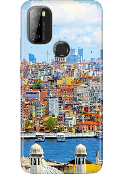 Reeder P13 Blue Max 2021 Kılıf Rubber Baskı Silikon Cover Istanbul