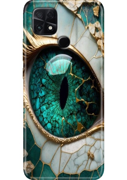 Poco C40 Kılıf Renkli Temalı Silikon Tanrıça Gözü