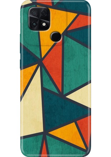 Poco C40 Kılıf Renkli Temalı Silikon Wall