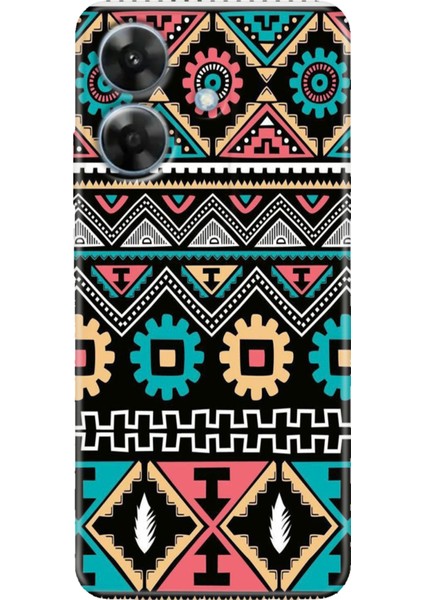 Realme Note 60 4g Kılıf Renkli Baskılı Tasarım Desenli Case Etnik