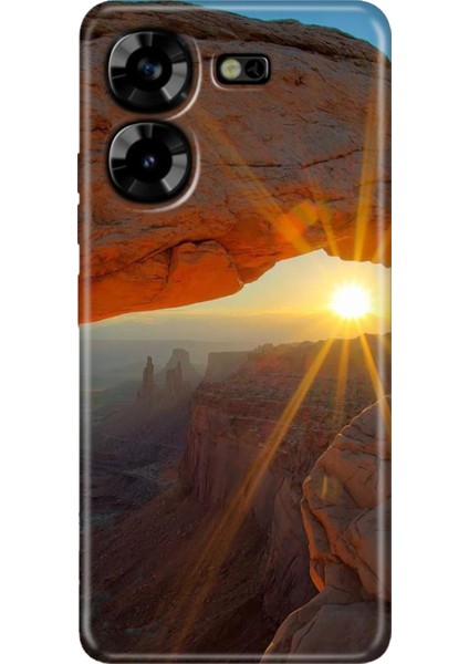Tecno Pova 5 Kılıf Renkli Esnek Silikon Sun
