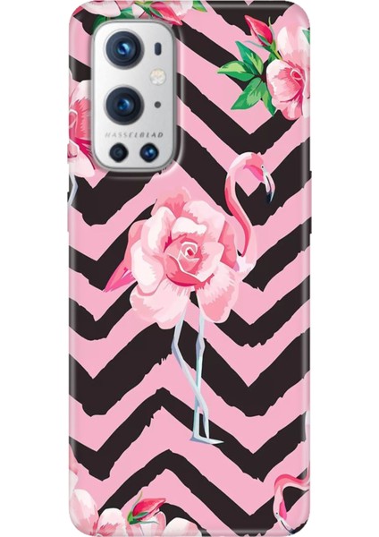 Oneplus 9 Pro Kılıf Desenli Design Silikon Flamingo