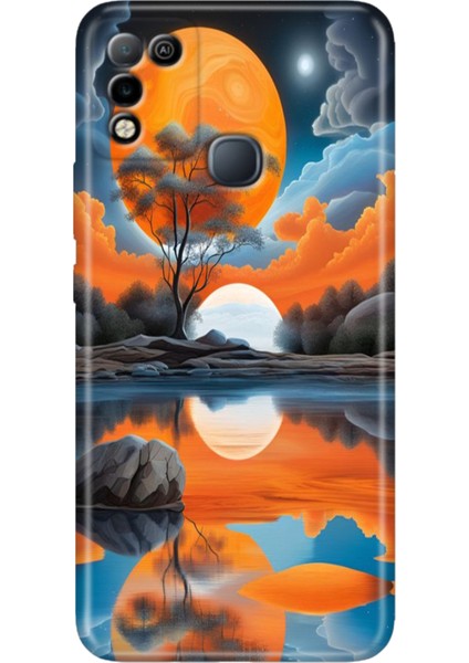 Infinix Hot 10 Play Kılıf Desenli Baskılı Esnek Silikon Kapak Afrika