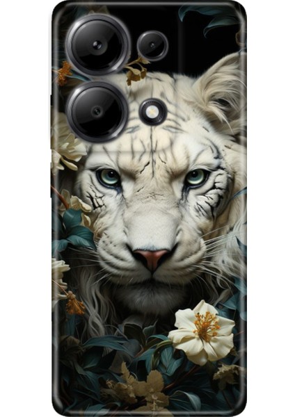 Xiaomi Redmi Note 13 Pro 4g Kılıf Renkli Tasarım Esnek Silikon Aslan