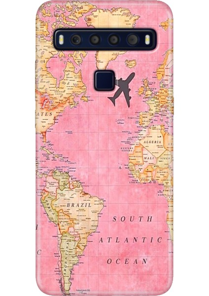 Tcl 10L Kılıf Baskılı 6.53" Silikon Renkli Resimli Arka Kapak Map