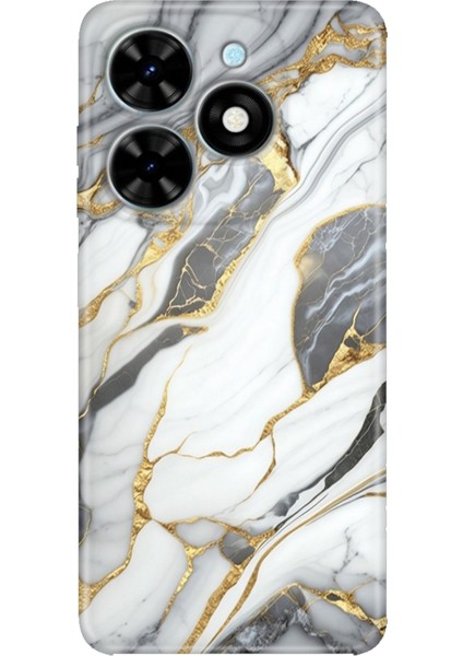 Tecno Spark Go 2024 Kılıf Baskılı Esnek Silikon Kapak Arsos Mermer