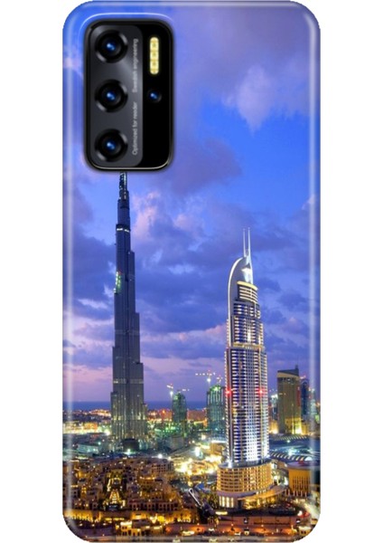 Reeder P13 Blue 2021 Kılıf Desenli Kapak Silikon Cover Dubai