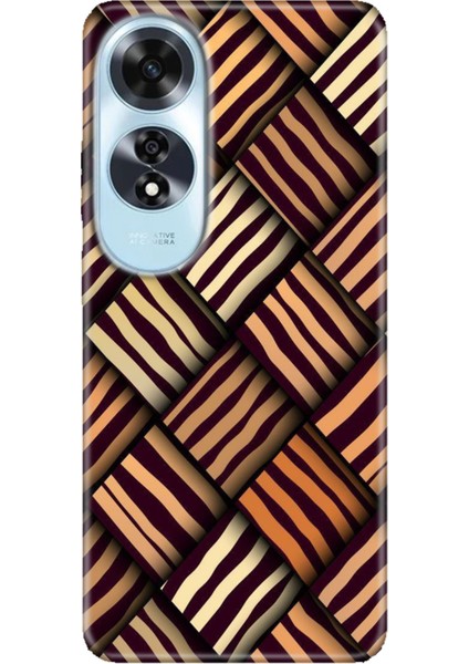 Oppo A60 Kılıf (CPH2631) Uyumlu Silikon Desenli Kalıplı Ermer Leo