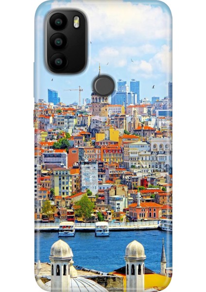 General Mobile Gm 21 Pro Kılıf Baskılı Esnek Silikon Kapak Istanbul
