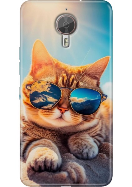 General Mobile Gm 5 Plus Kılıf Desenli Trend Silikon Cat