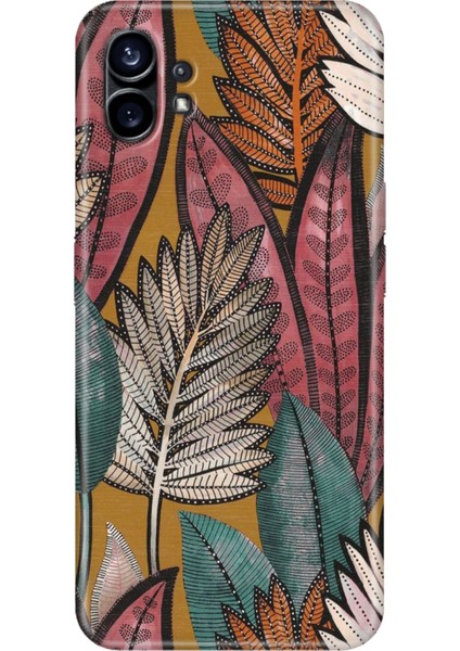 Nothing Phone 2 Kılıf Desenli Tpu Kapak Silikon Yapraklar