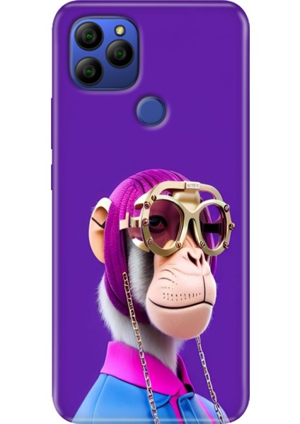 General Mobile Gm 21 Kılıf Baskılı Silikon Case Uv Monkey