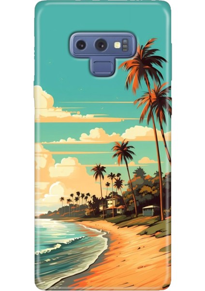 Samsung Galaxy Note 9 Kılıf Renkli Esnek Silikon Malibu