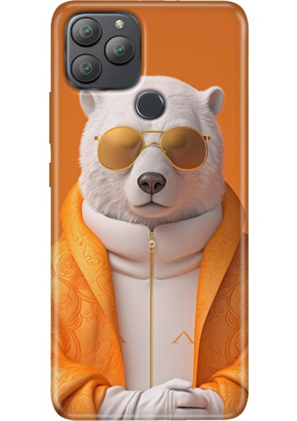 General Mobile Gm 22 Plus Kılıf Desenli Esnek Silikon Uv Stil Bear