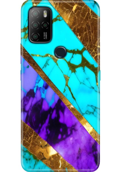 Omix X300 / Omix X500 Kılıf Hd Silikon Nezih Mermer