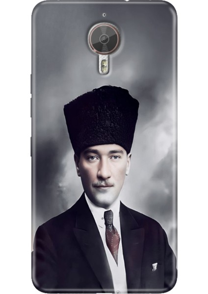 General Mobile Gm 5 Plus Kılıf Desenli Trend Silikon Atatürk