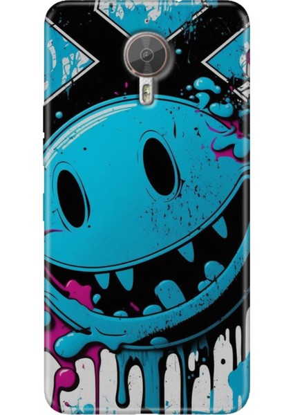 General Mobile Gm 5 Plus Kılıf Desenli Trend Silikon Vintage Wall