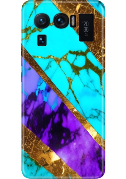 Xiaomi Mi 11 Ultra Kılıf Desenli Outlet Silikon Nezih Mermer