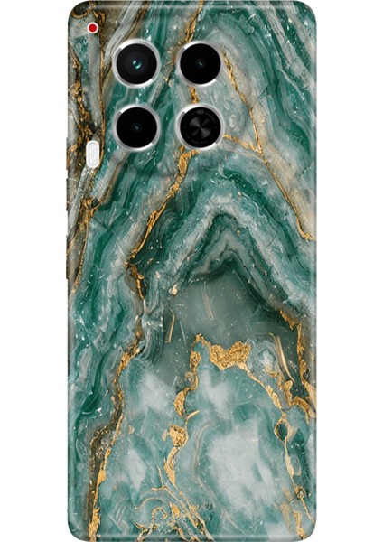 Tecno Camon 30 Kılıf (Cl6) Uyumlu Silikon Desenli Kapak Granit