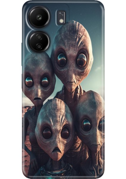 Xiaomi Redmi 13C - Poco C65 Kılıf Renkli Esnek Silikon Ufo