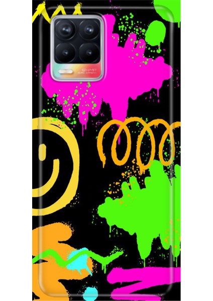 Realme 8 / Realme 8 Pro Kılıf Renkli Esnek Silikon Smile