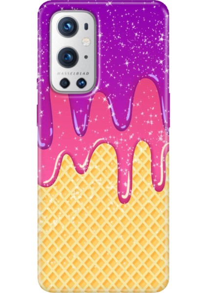 Oneplus 9 Pro Kılıf Desenli Design Silikon Krema