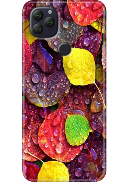 General Mobile Gm 22 - 22S Kılıf Desenli Rubber Silikon Sonbahar