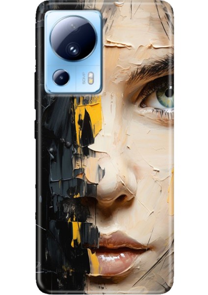 Xiaomi Mi 13 Lite Kılıf Desenli Mi 13 Lite Design Silikon Beauty