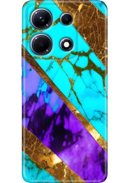 Infinix Note 30 Pro Kılıf 6.67" Desenli Baskılı Esnek Silikon Kapak Nezih Mermer