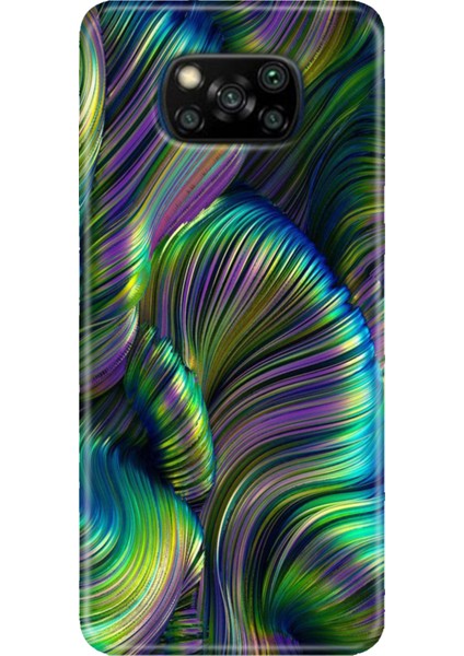 Xiaomi Poco X3 Nfc - X3 Pro Kılıf Renkli Esnek Silikon Holographic