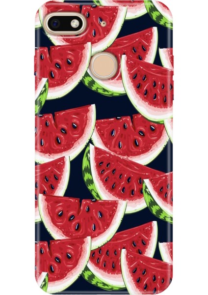 General Mobile Gm 8 Go Kılıf Desenli Silikon Renkli Tpu Uv Karpuz