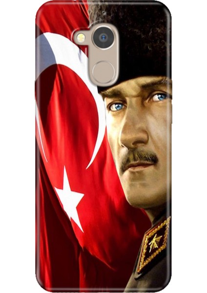 General Mobile Gm 8 Uyumlu Kılıf Desenli Silikon Renkli Tpu Uv Mustafa Kemal