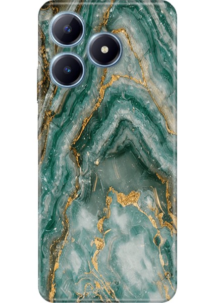 Realme C63 Kılıf Renkli Baskılı Silikon Granit