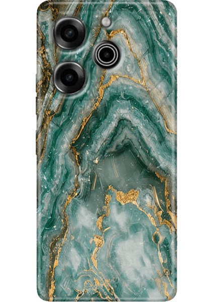 Tecno Pova 6 Pro Kılıf Renkli Baskı Yumuşak Kapak Esnek Silikon Granit