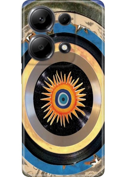 Xiaomi Redmi Note 13 Pro 4g Kılıf Renkli Tasarım Esnek Silikon Nazar