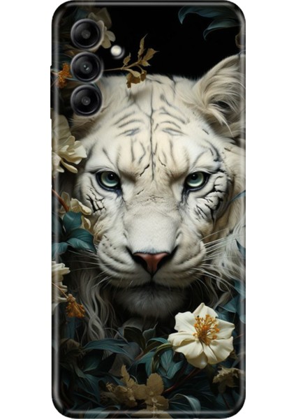 Samsung Galaxy A34 Kılıf Tasarım Esnek Silikon Aslan