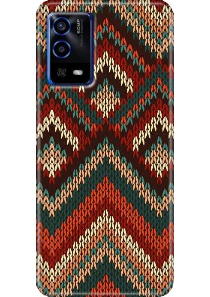 Oppo A55 4g Kılıf Silikon Tasarım Stok Zikzak