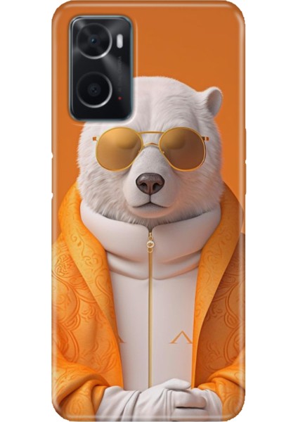 Oppo A76 Kılıf Silikon Tasarım Stok Stil Bear