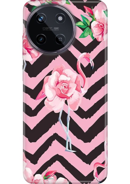 Realme 11 4g Kılıf Renkli Trendy Kapak Silikon Flamingo