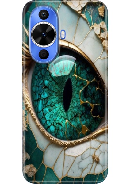 Huawei Nova 12S Kılıf Desenli Kapak Renkli Tpu Uv Tanrıça Gözü