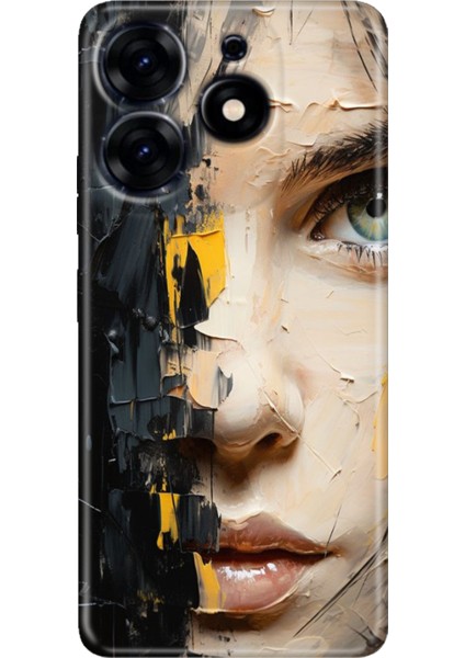 Tecno Spark 10 Pro Kılıf Renkli Temalı Tarz Silikon Beauty