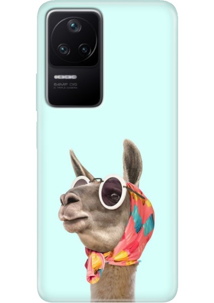 Xiaomi Poco F4 Kılıf Desenli Kapak Renkli Ermer Deve