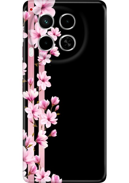 Tecno Camon 30 Kılıf (Cl6) Uyumlu Silikon Desenli Kapak Natural