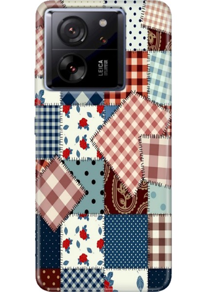 Xiaomi Mi 13T - 13T Pro Kılıf Desenli Ermer Silikon Yama